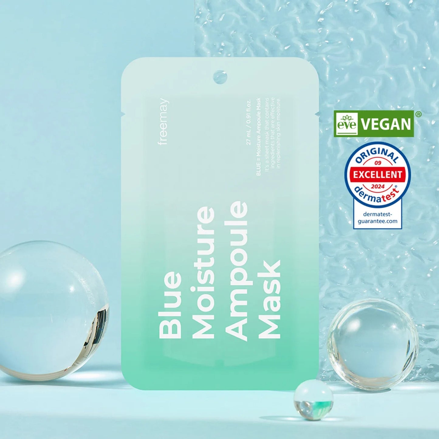 Freemay Blue Moisture Ampoule Mask 27ml 10ea