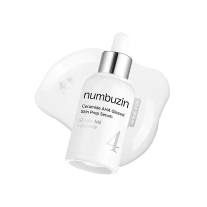 No.4 Ceramide AHA Glazed Skin Prep Serum 30ml