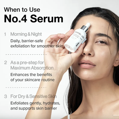 No.4 Ceramide AHA Glazed Skin Prep Serum 30ml
