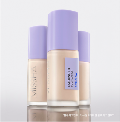 MISSHA Layering Fit Foundation Semi Glow 21.FAIR 35ml