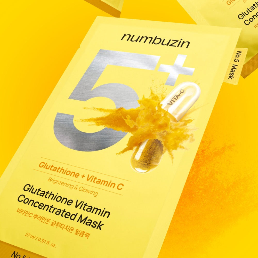 No.5+ Glutathione Vitamin Concentrated Mask (10ea)