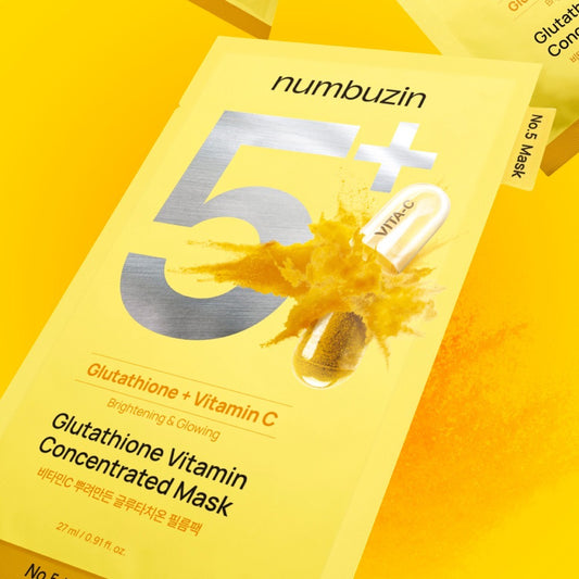 No.5+ Glutathione Vitamin Concentrated Mask (10ea)