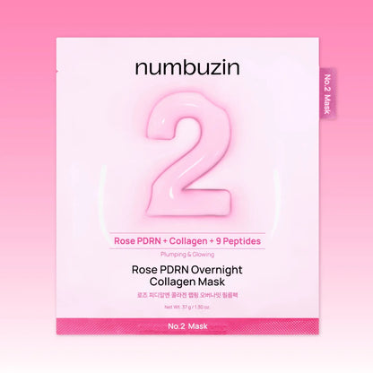 No.2 Rose PDRN Overnight Collagen Mask (4ea)