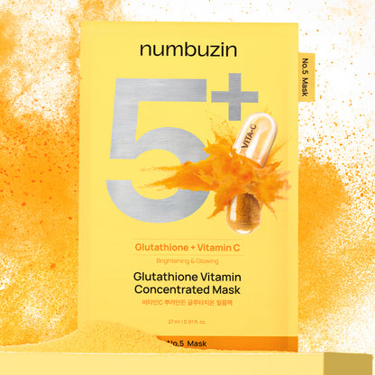 No.5+ Glutathione Vitamin Concentrated Mask (10ea)