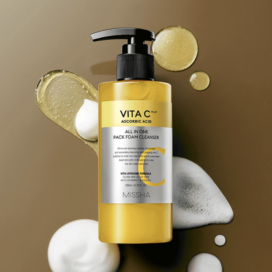 MISSHA Vita C All In One Cleanser 200ml