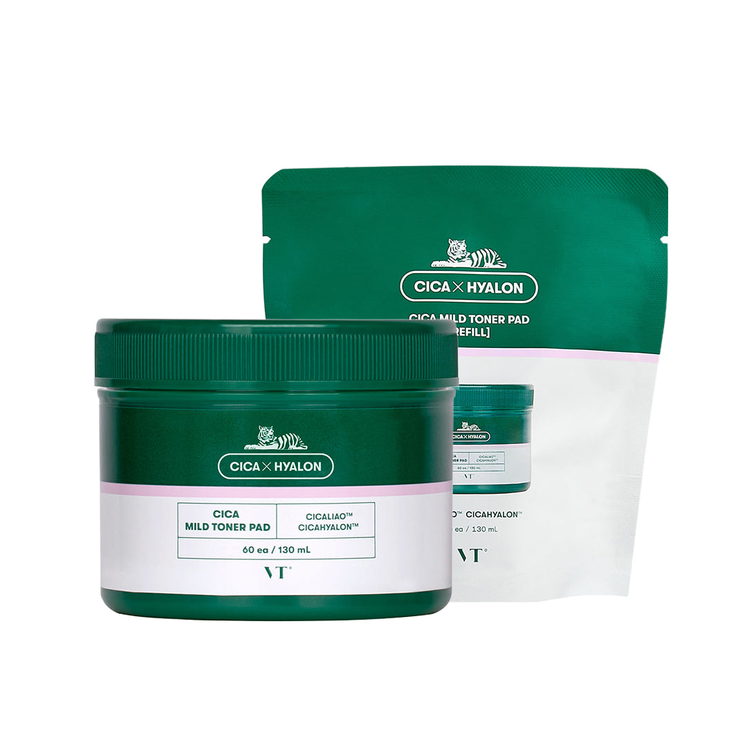 VT Cica Mild Toner Pad Set(Pad+Refill)